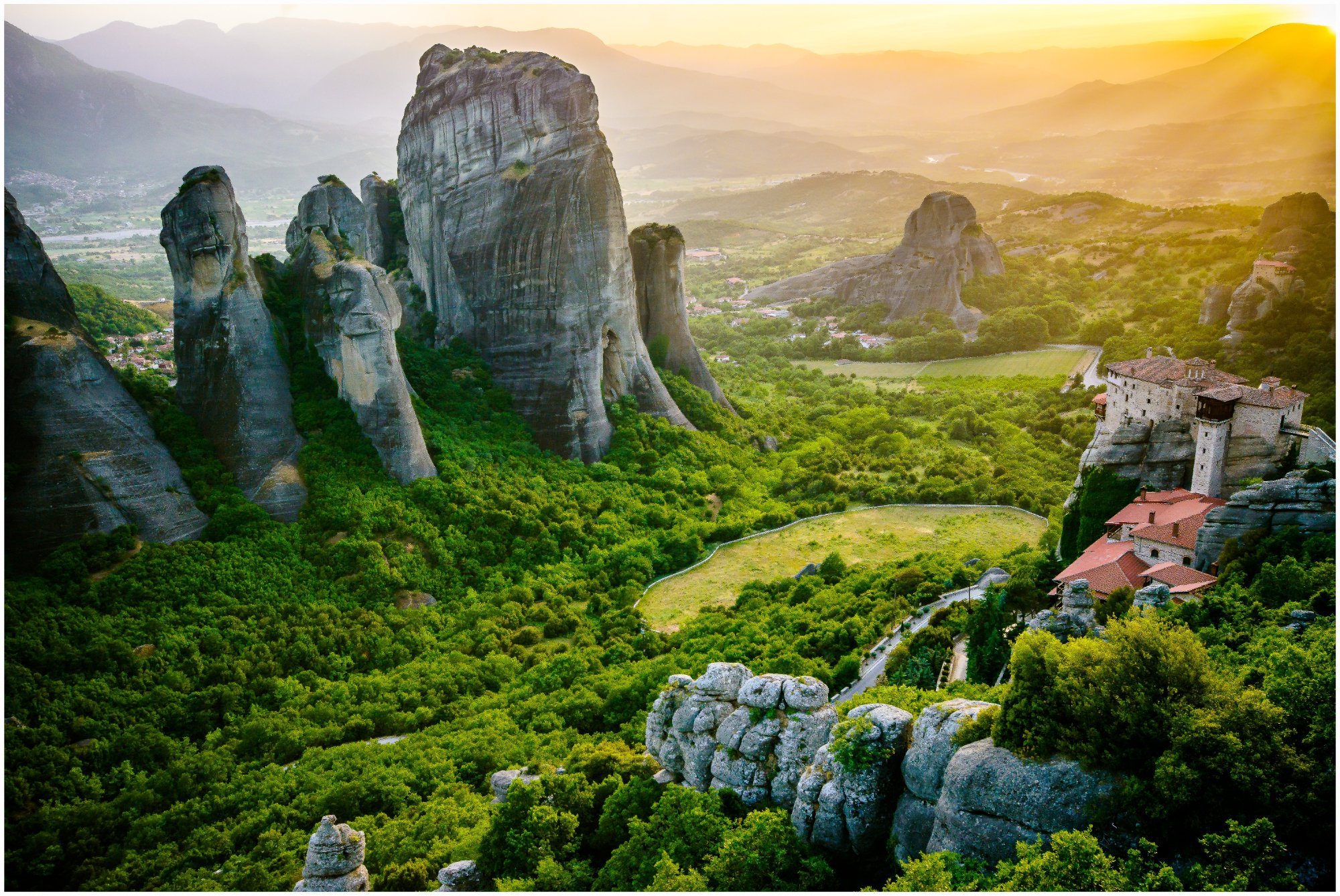Meteora valley soaked